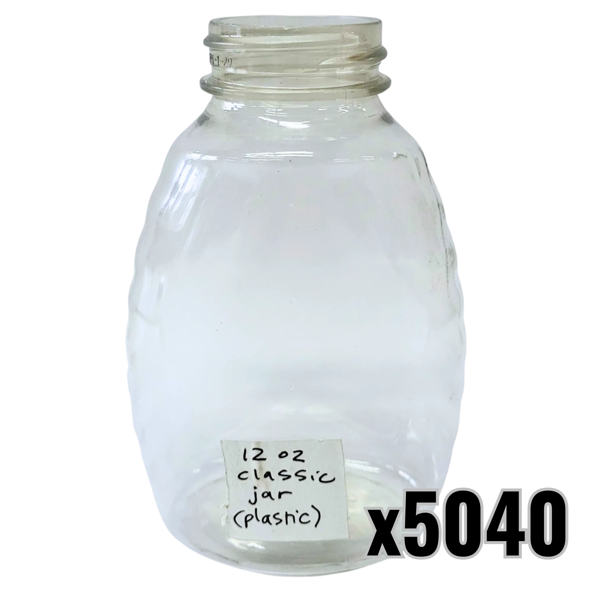 12 oz Plastic Classic Honey Jar
