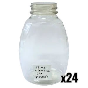 12 oz Plastic Classic Honey Jar