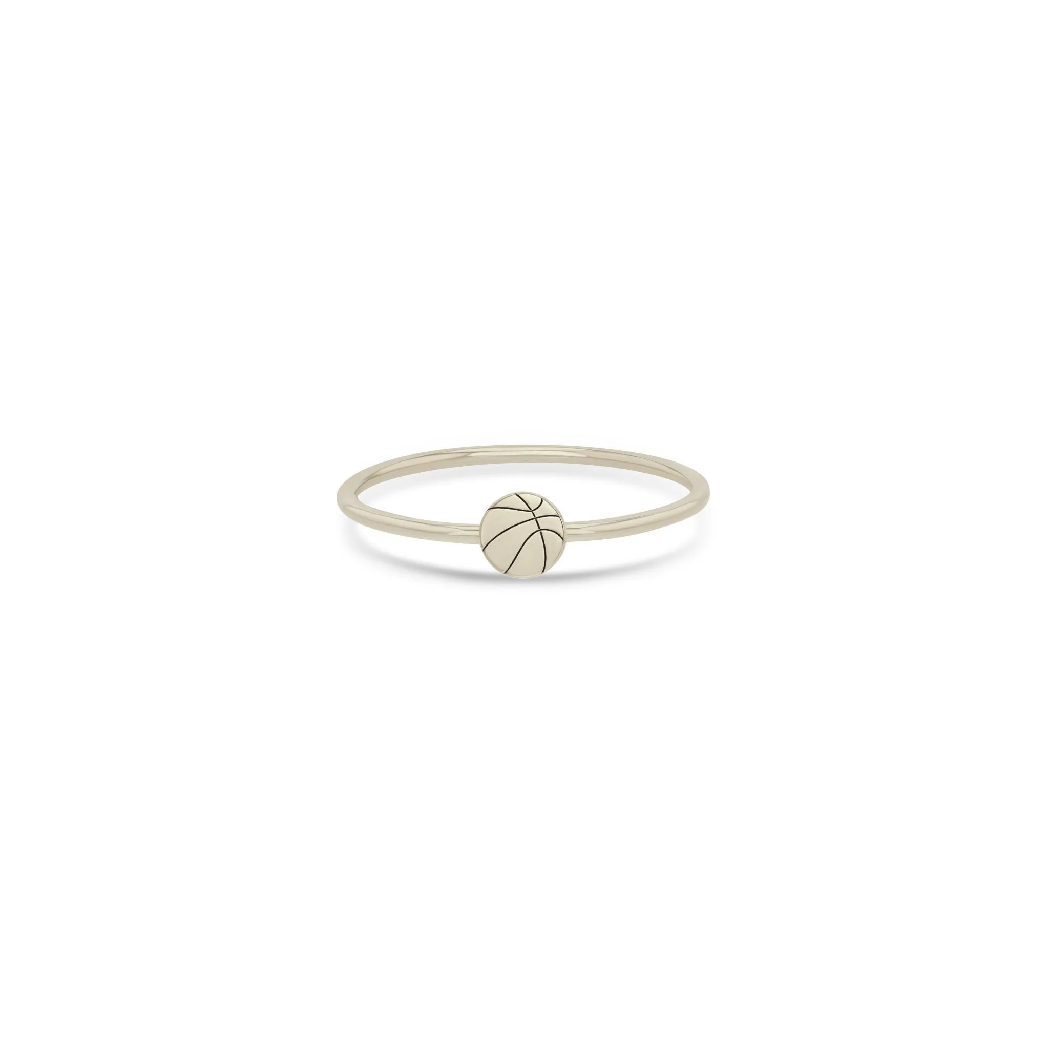 14k Itty Bitty Basketball Ring