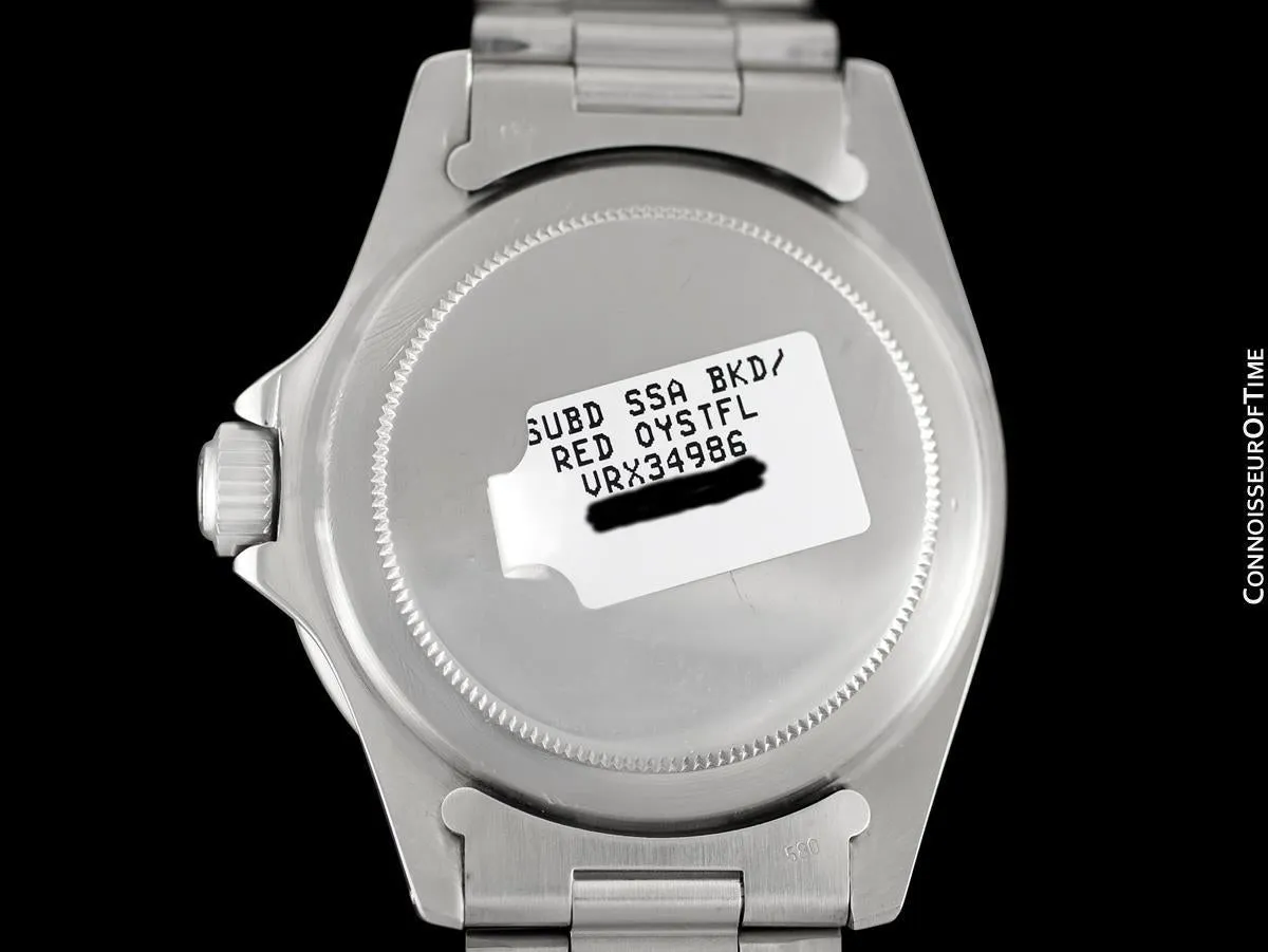 1970 Rolex Submariner Vintage Mens Ref. 1680 Watch with Red Letter Dial - Stainless Steel