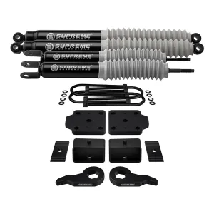 1999-2007 GMC Sierra 1500 Full Suspension Lift Kit with Rear U-Bolt Flip Kit & MAX Performance Shocks 4WD