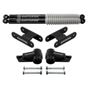 2004-2012 GMC Canyon 1-3" Front   2" Rear Lift Kit with Supreme Suspensions MAX Performance Rear Shocks 4WD