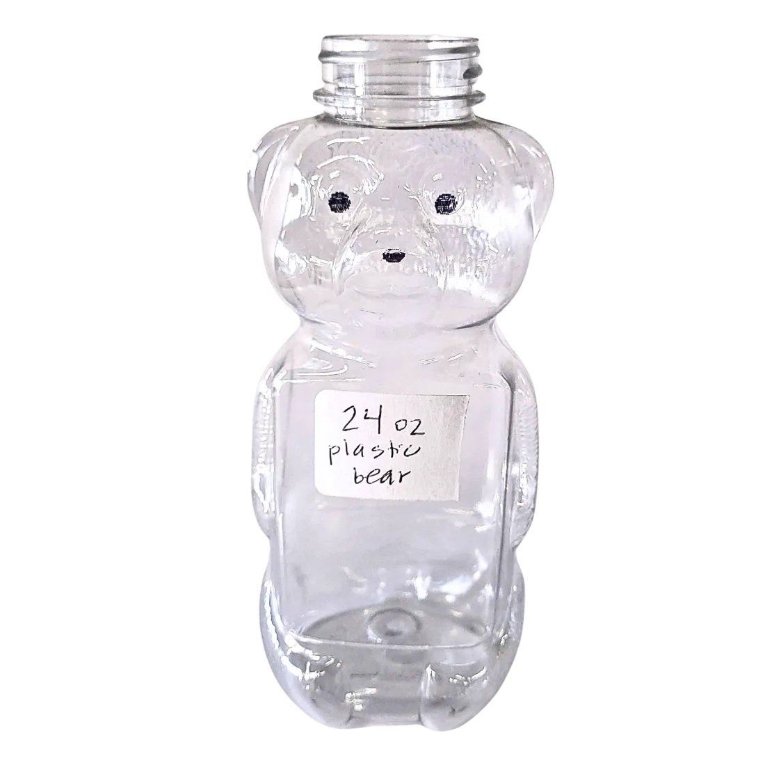 24 oz Plastic Flat Panel Honey Bears