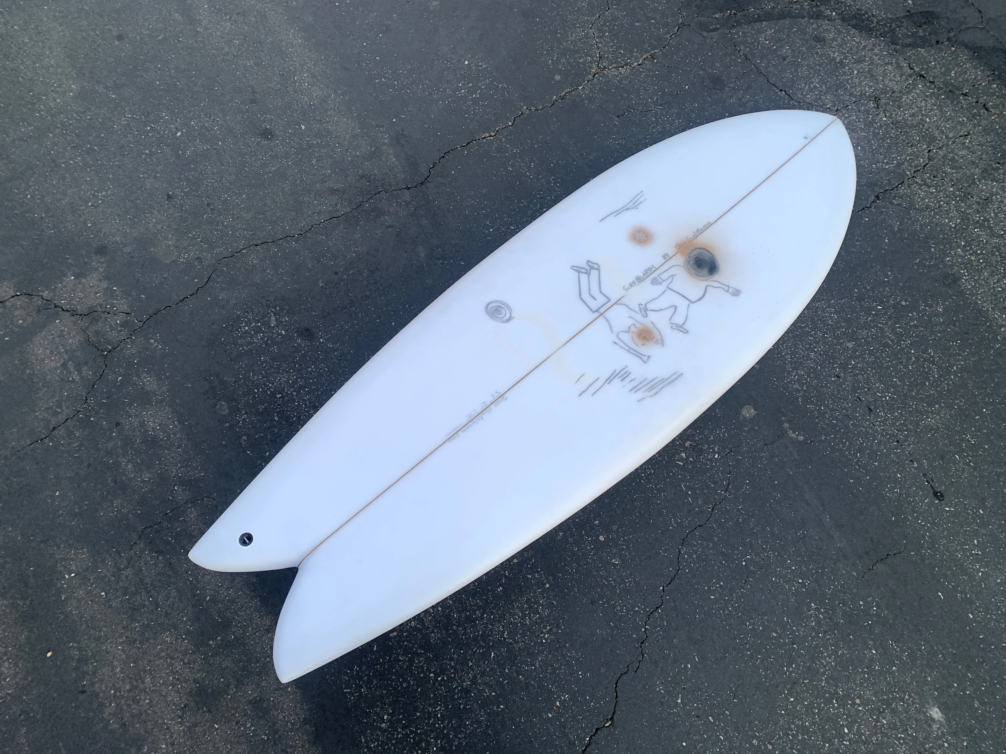 5'6" Jesse Guglielmana Shovel Fish (Used)