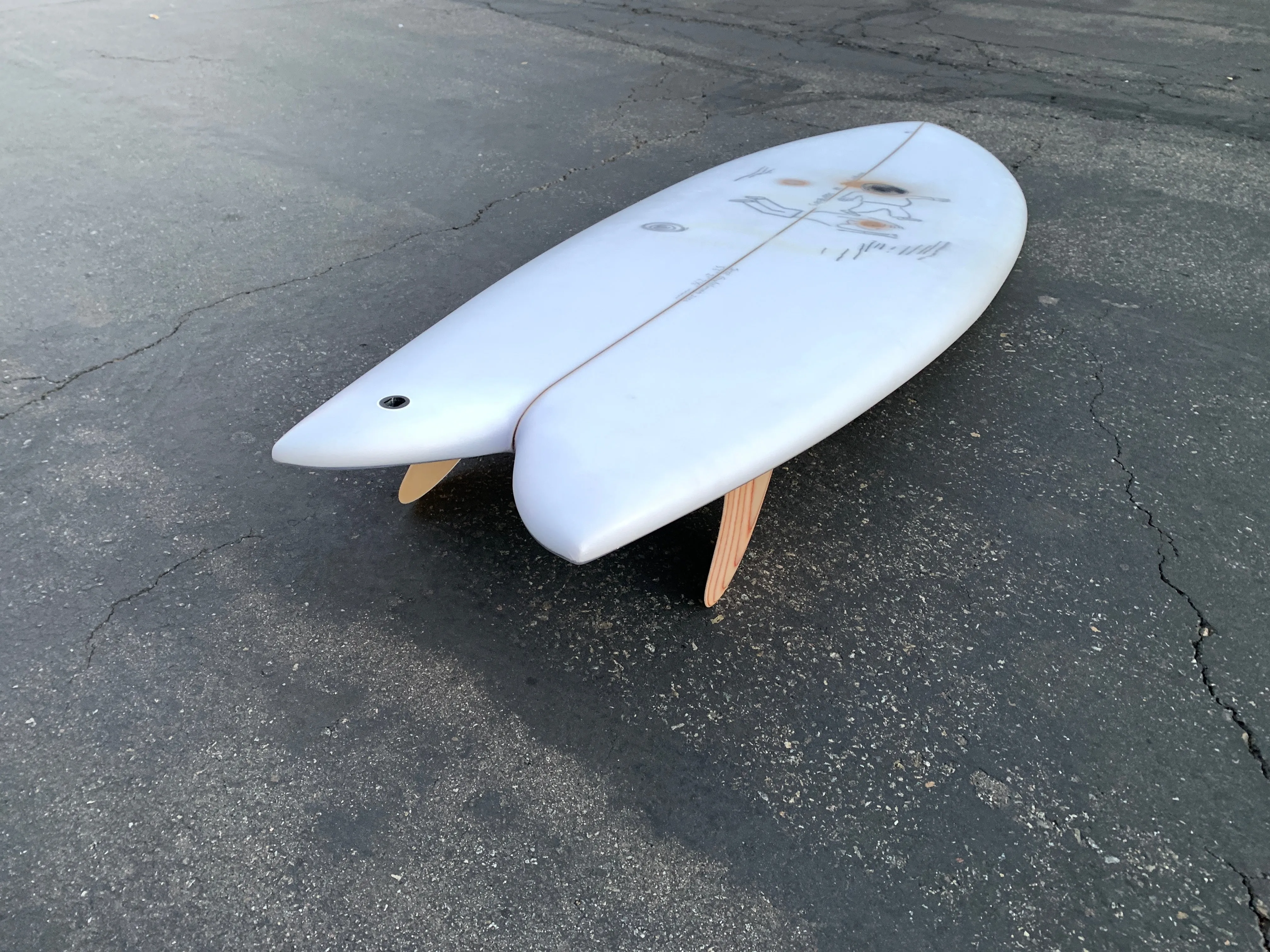 5'6" Jesse Guglielmana Shovel Fish (Used)