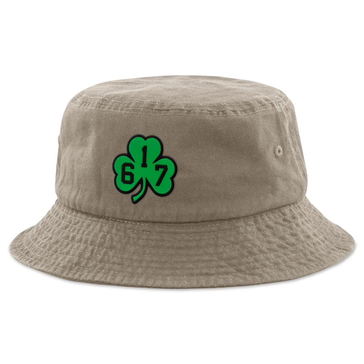 617 Shamrock PVC Patch Bucket Hat