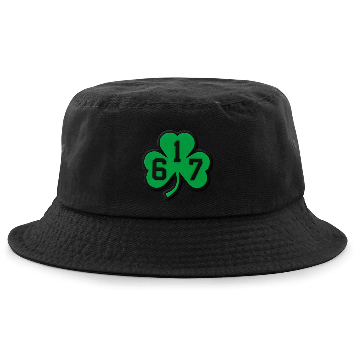 617 Shamrock PVC Patch Bucket Hat