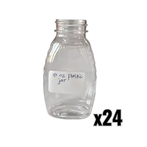 8 oz Plastic Classic Honey Jars
