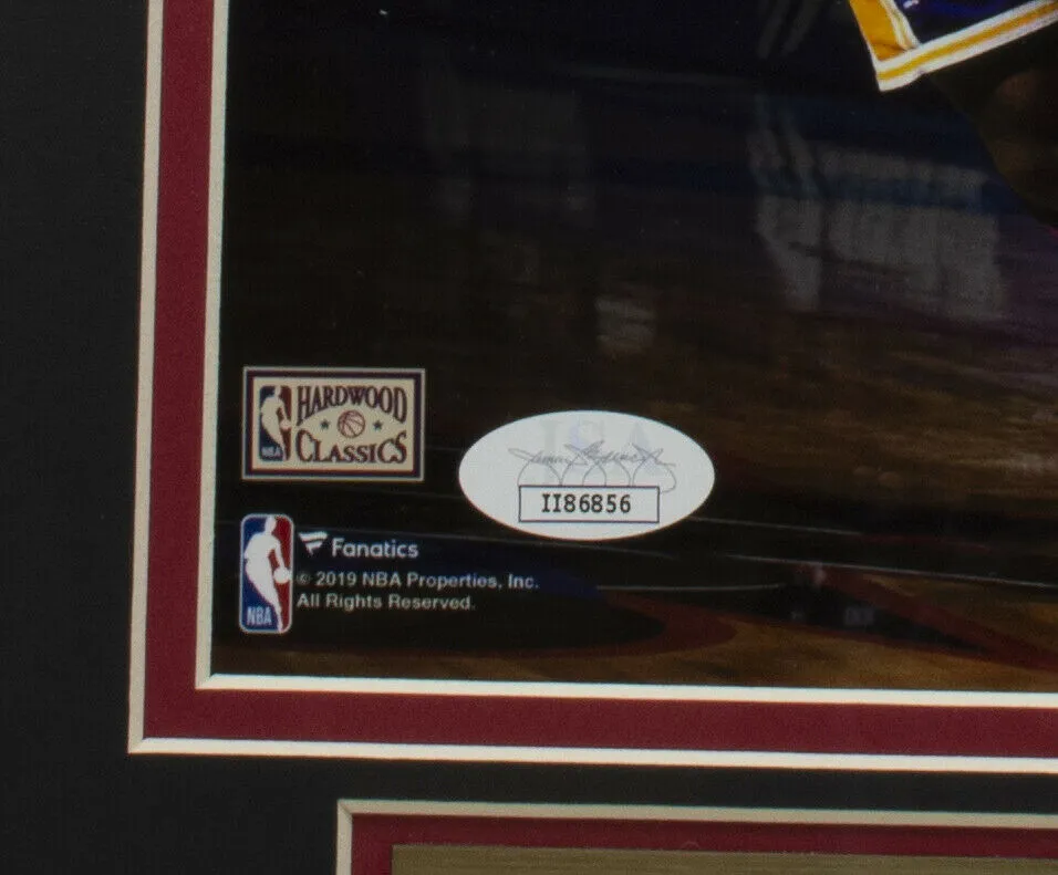 Allen Iverson Signed Framed 8x10 76ers Photo VS Kobe Bryant JSA