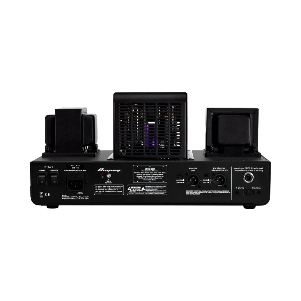 Ampeg PF-50T Portaflex - 50-watt All-tube Bass Head