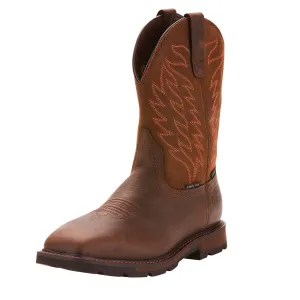 Ariat Men's Groundbreaker Wide Square Toe Waterproof Steel Toe Work Boot