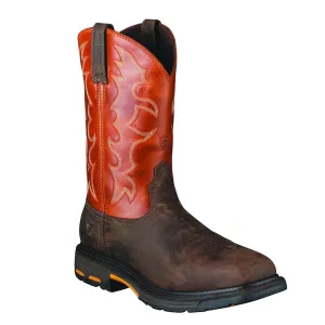 Ariat® Men's "WorkHog®" Steel Toe Western Boot - Dark Earth