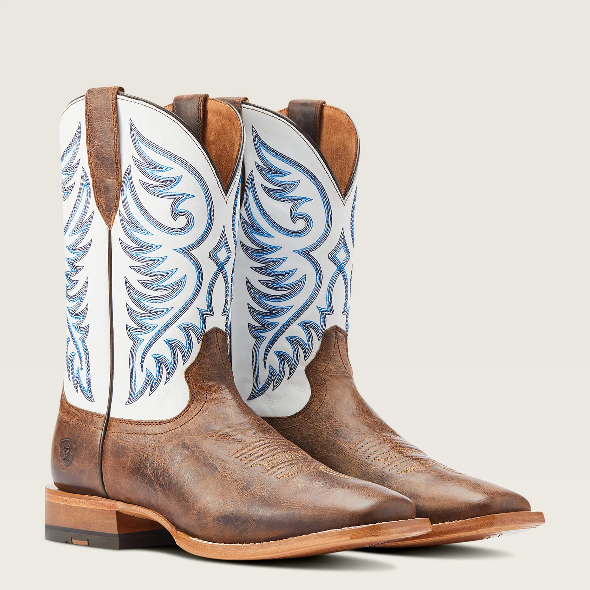 Ariat MNS Wiley Pecan Brown/Cream Boots 10044569