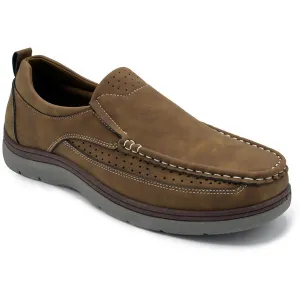 Aston Marc Mens Newport Faux Suede Slip-On Loafers