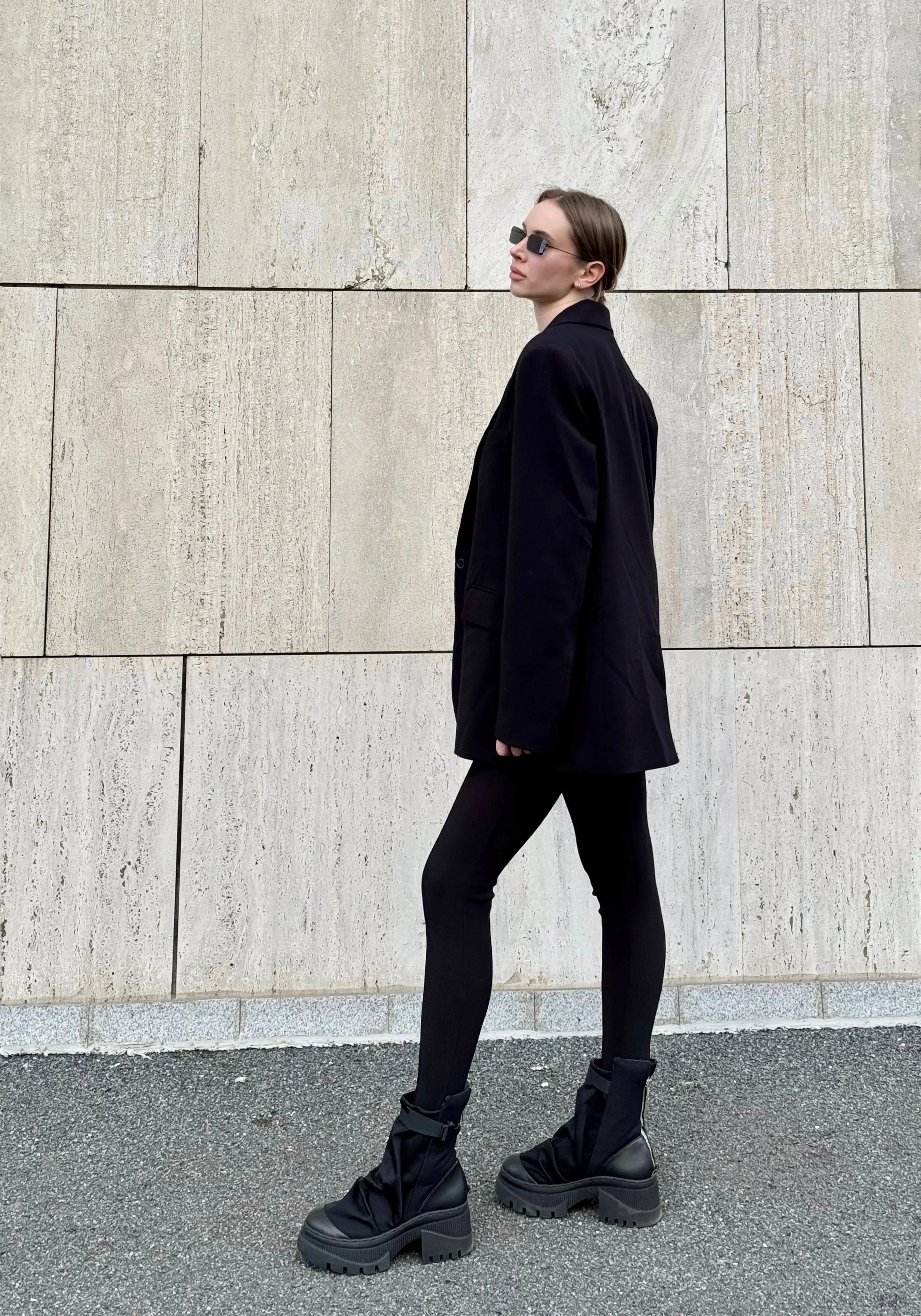 Baggy Black Boots