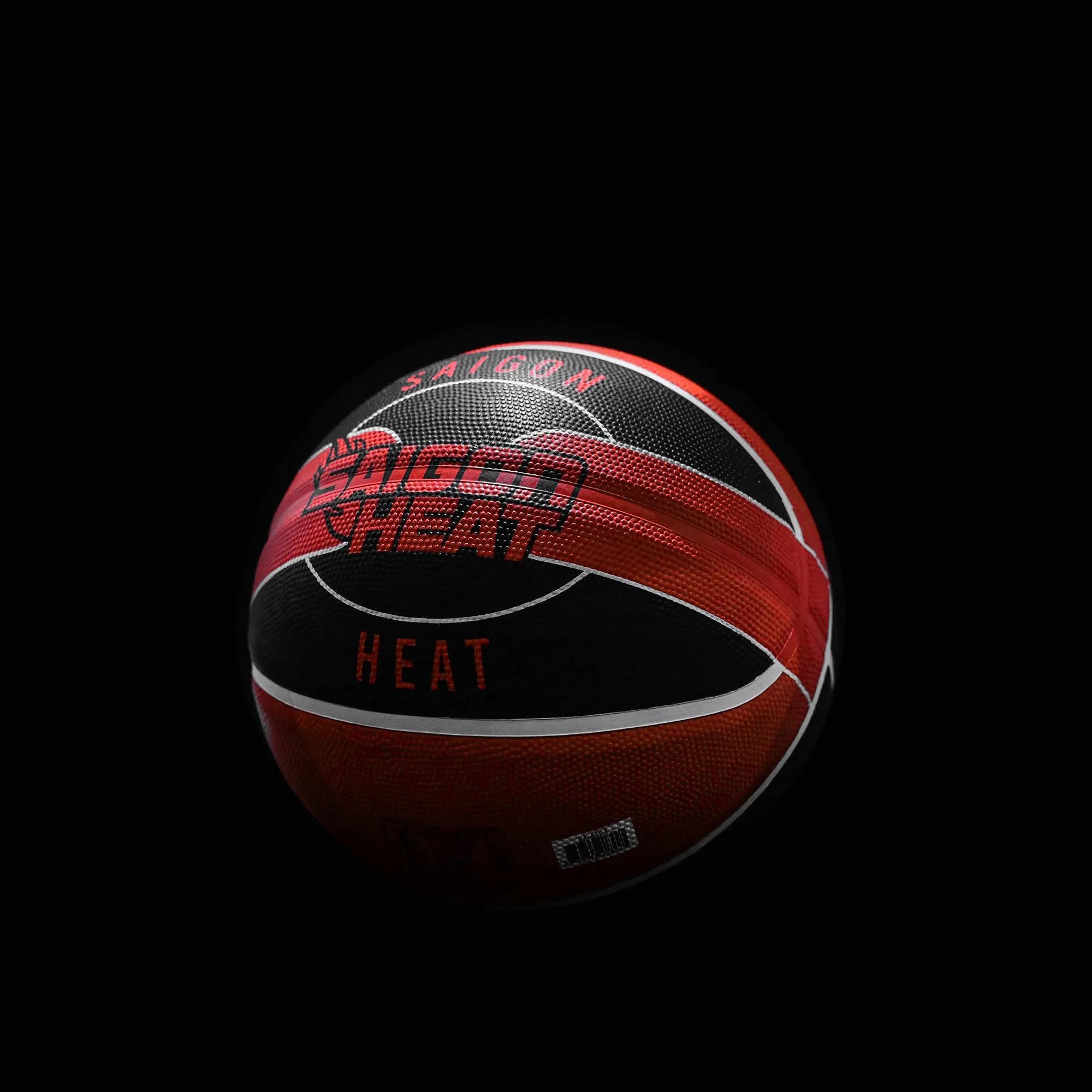Banh Bóng Rổ Spalding Vba Team Saigon Heat Outdoor - Đỏ