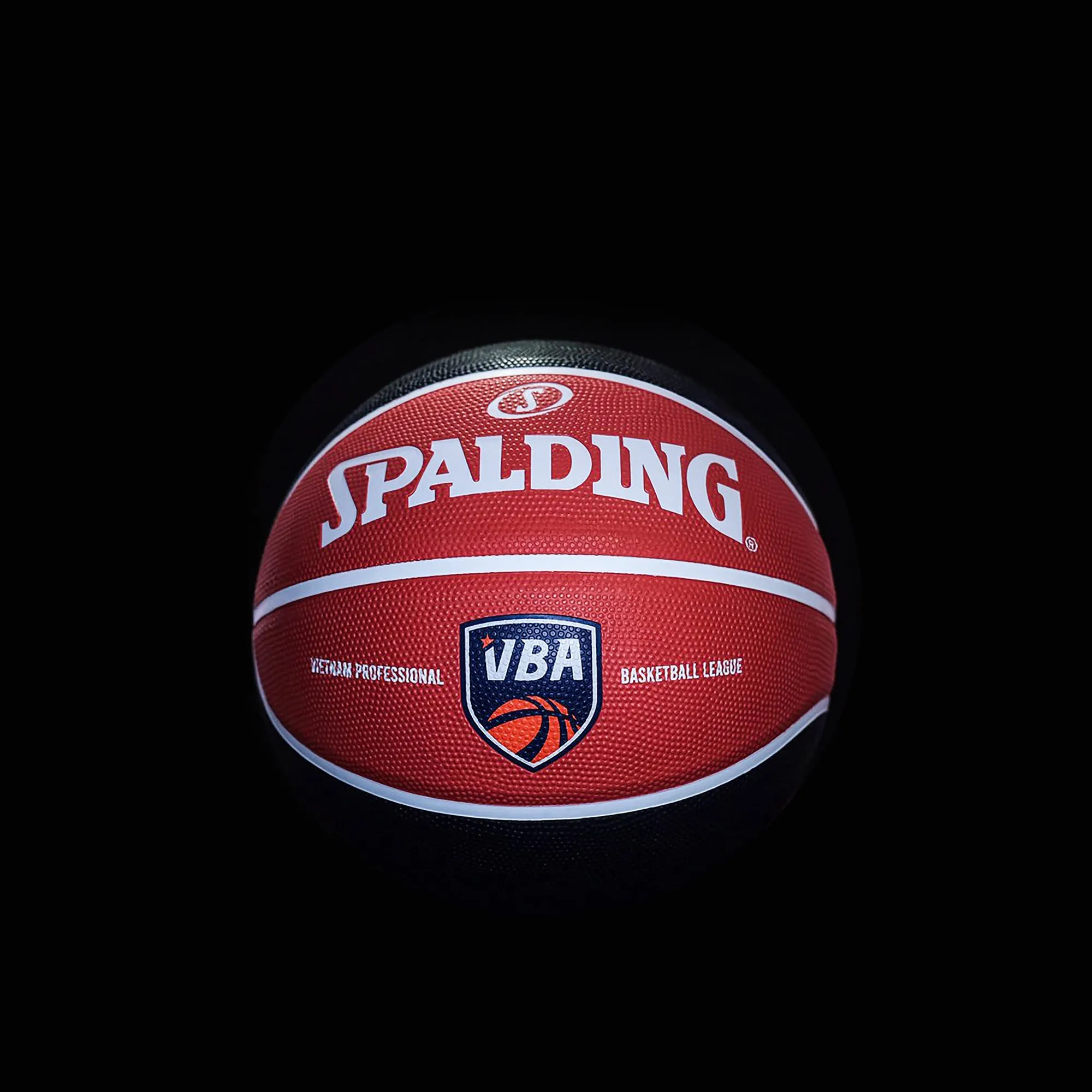 Banh Bóng Rổ Spalding Vba Team Saigon Heat Outdoor - Đỏ