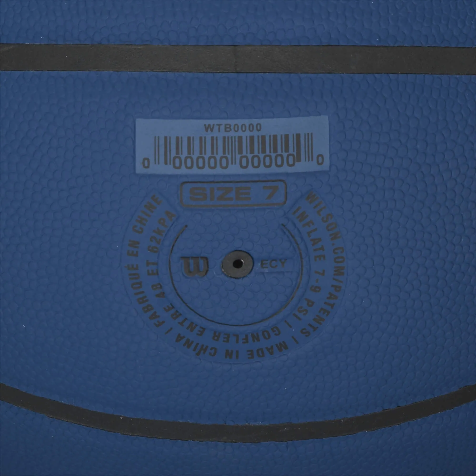 Basketbalová lopta Wilson NBA Forge Plus Basketball Deep Navy (veľkosť 7) tmavomodrá