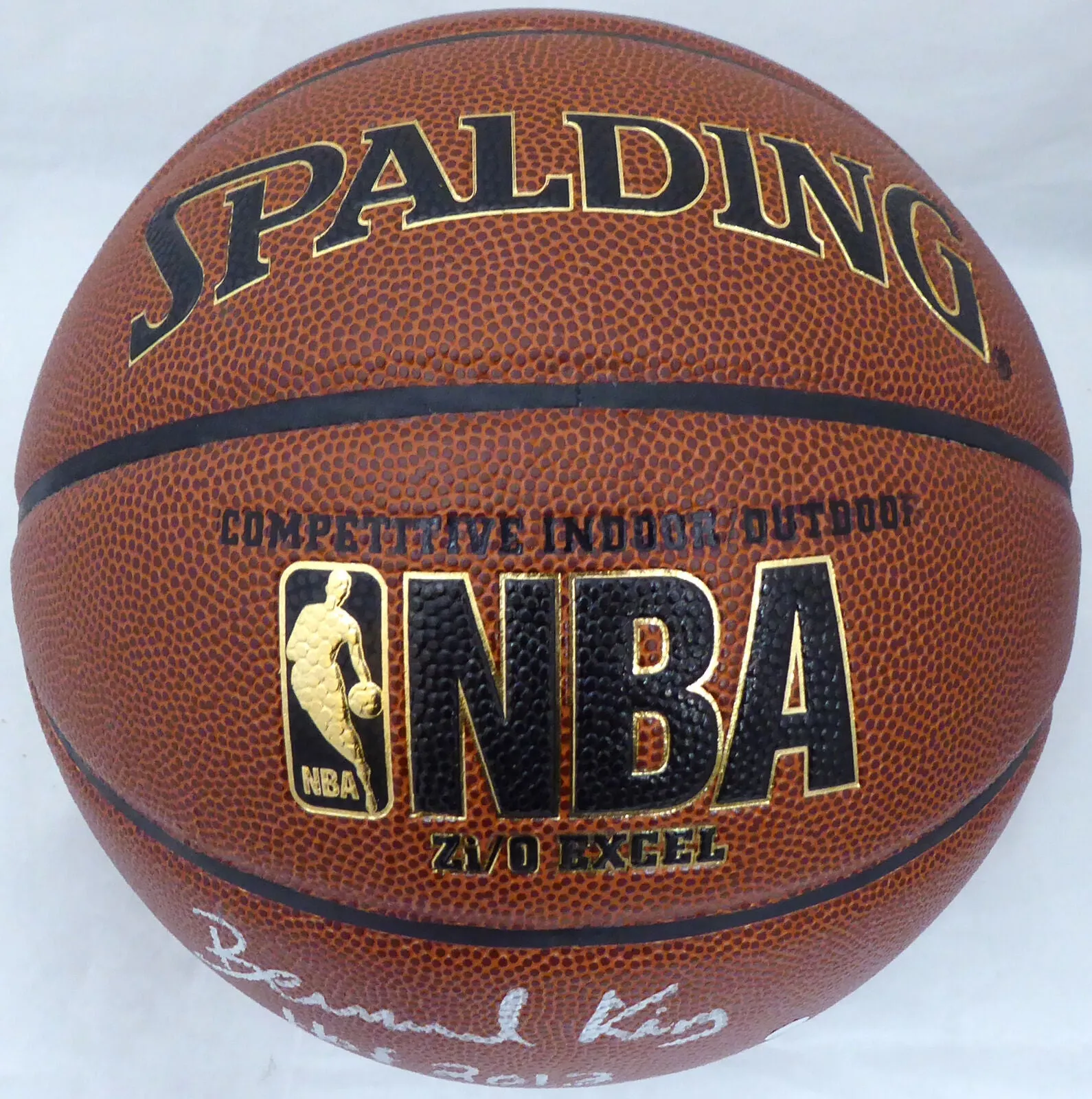 BERNARD KING AUTOGRAPHED SPALDING I/O BASKETBALL KNICKS HOF 2013 STEINER 185852