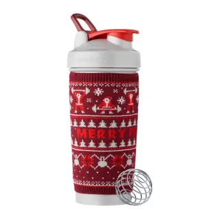 BlenderBottle Classic V2 Shaker Bottle - 28oz/828mL - Merry Fitmas