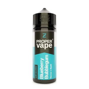 BLUEBERRY BUBBLEGUM 100ML SHORT FILL E-LIQUID BY PROPER VAPE - ZEUS JUICE