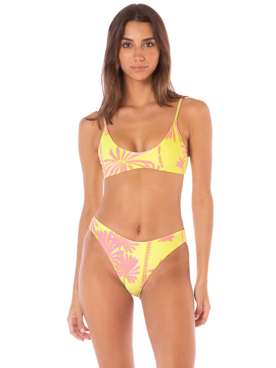 Blush Bralette in Lemonade Green