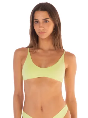 Blush Bralette in Lemonade Green