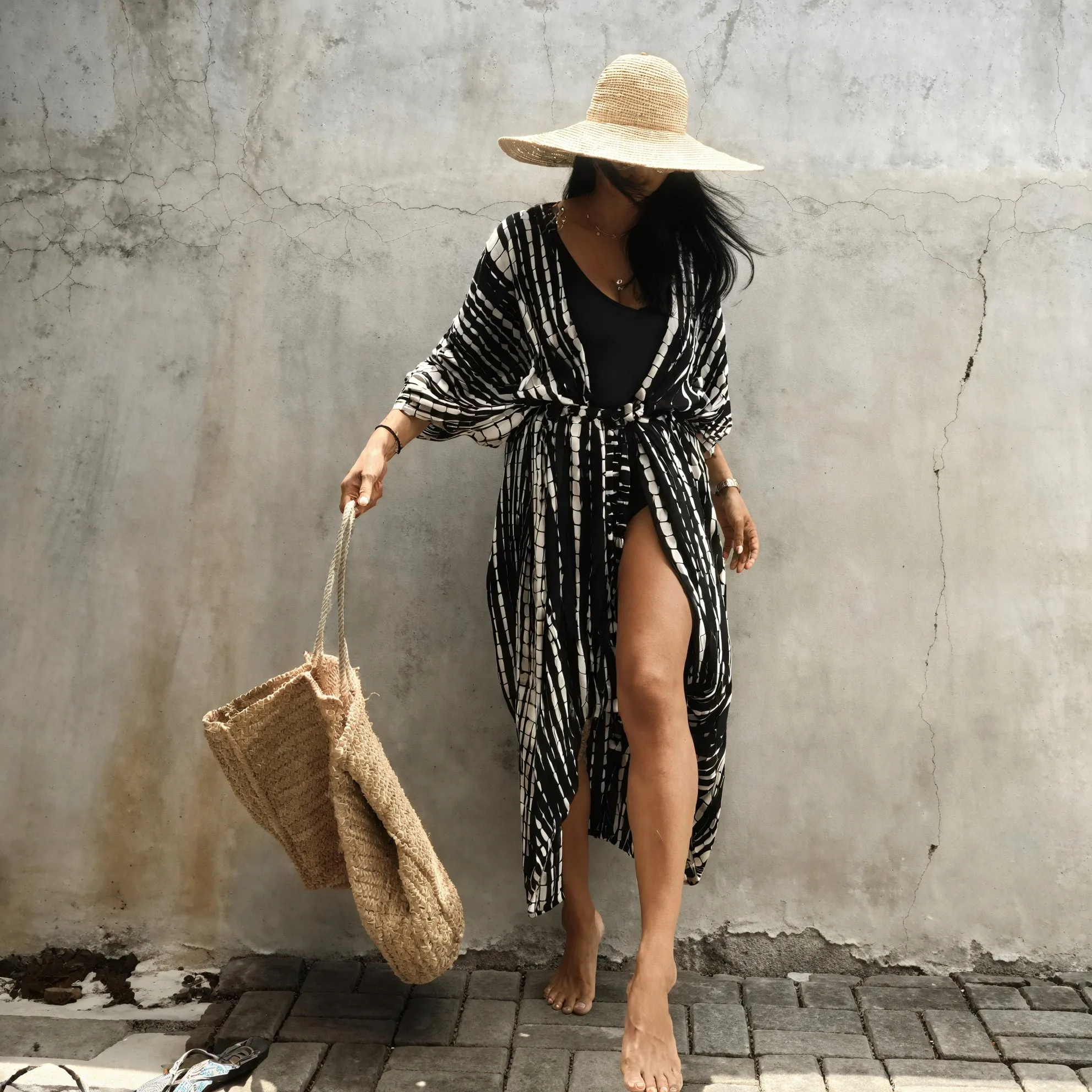 Bohemian Kimono-Style Dress