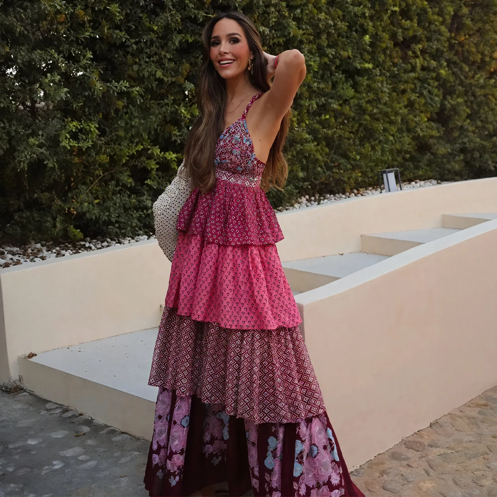 Bohemian Patterned Maxi Dress