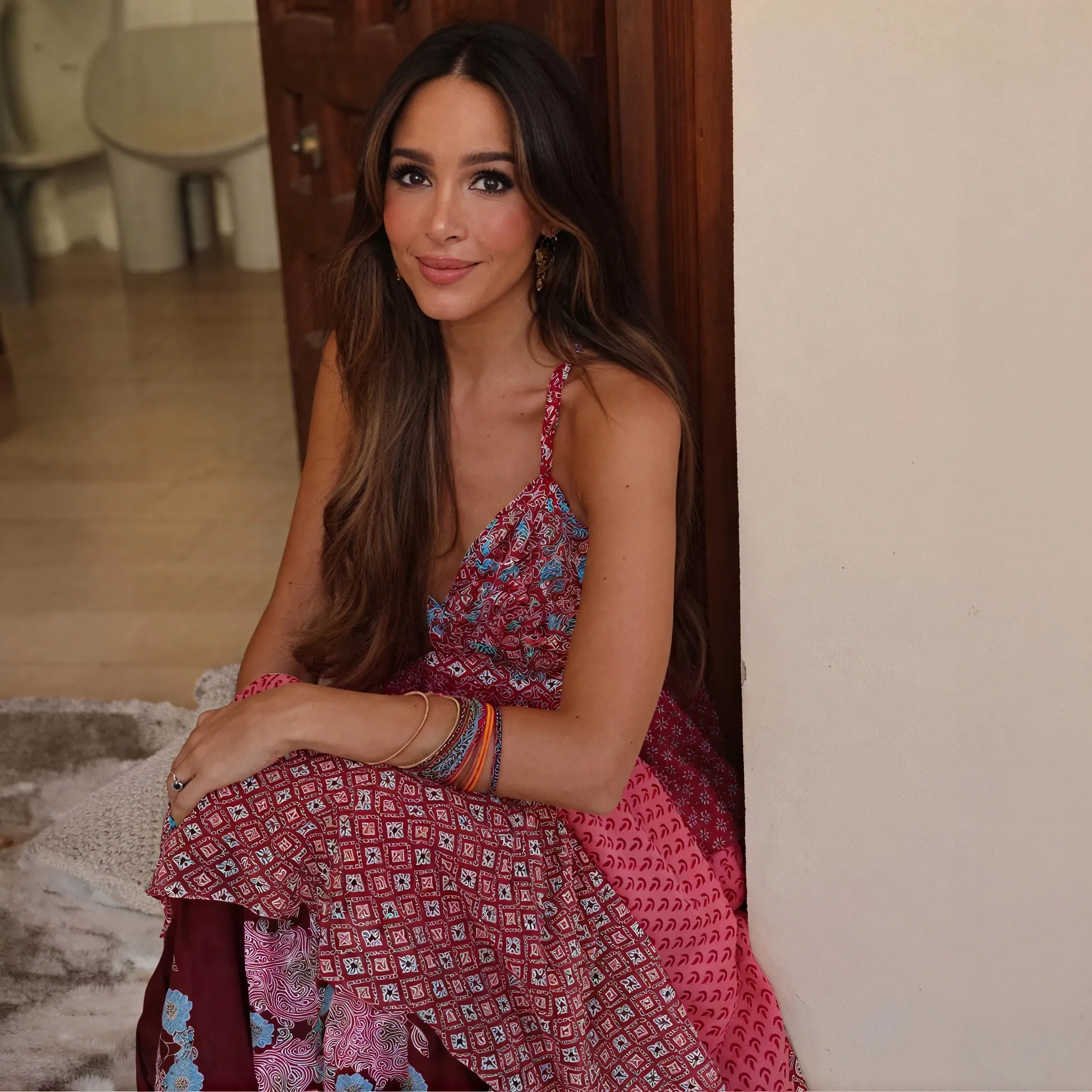 Bohemian Patterned Maxi Dress