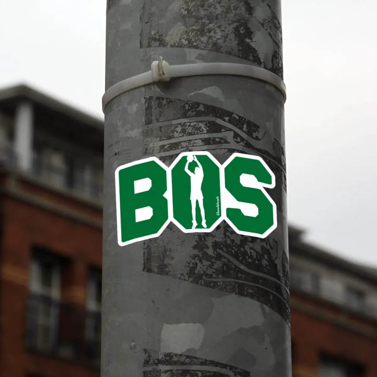 BOS Jump Shot Sticker