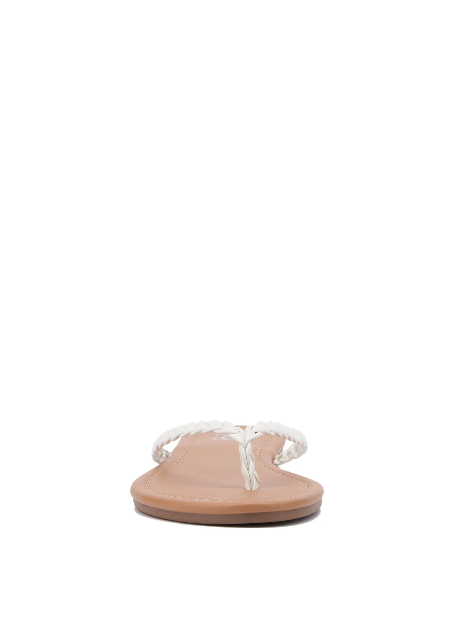 Braided-Strap Flip-Flop Sandal