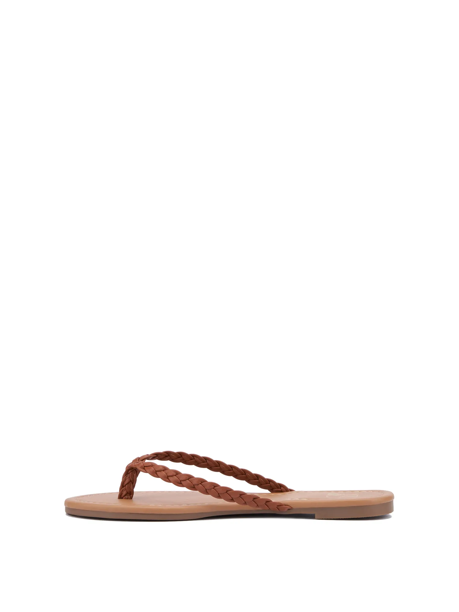 Braided-Strap Flip-Flop Sandal