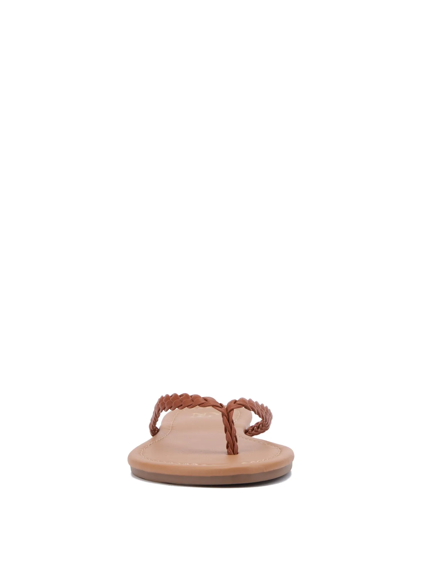 Braided-Strap Flip-Flop Sandal