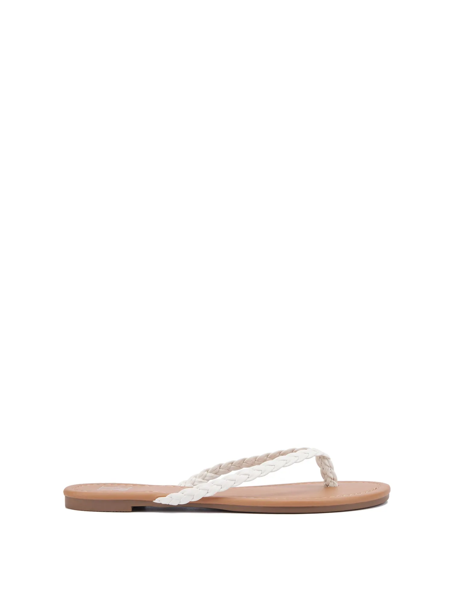 Braided-Strap Flip-Flop Sandal