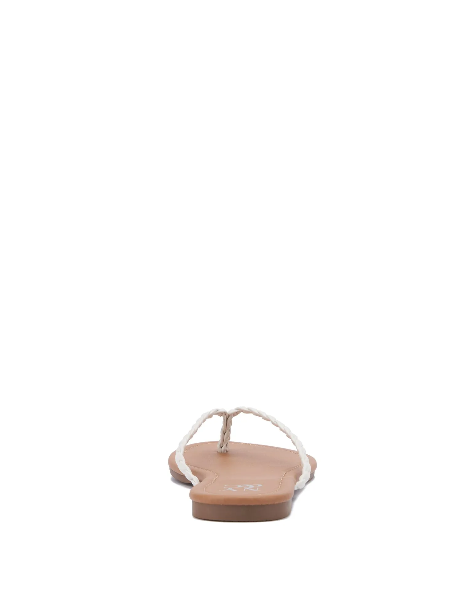 Braided-Strap Flip-Flop Sandal