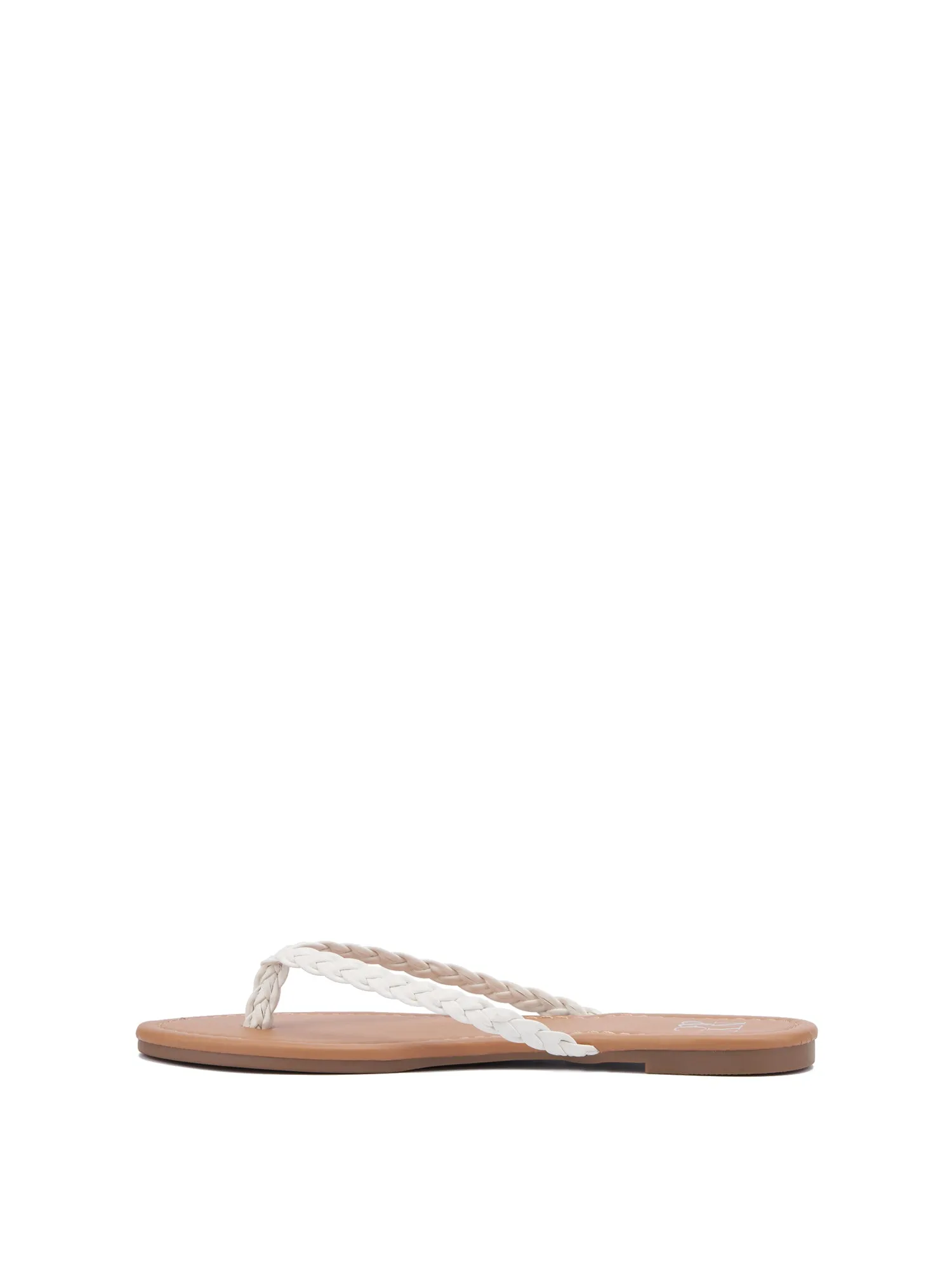 Braided-Strap Flip-Flop Sandal