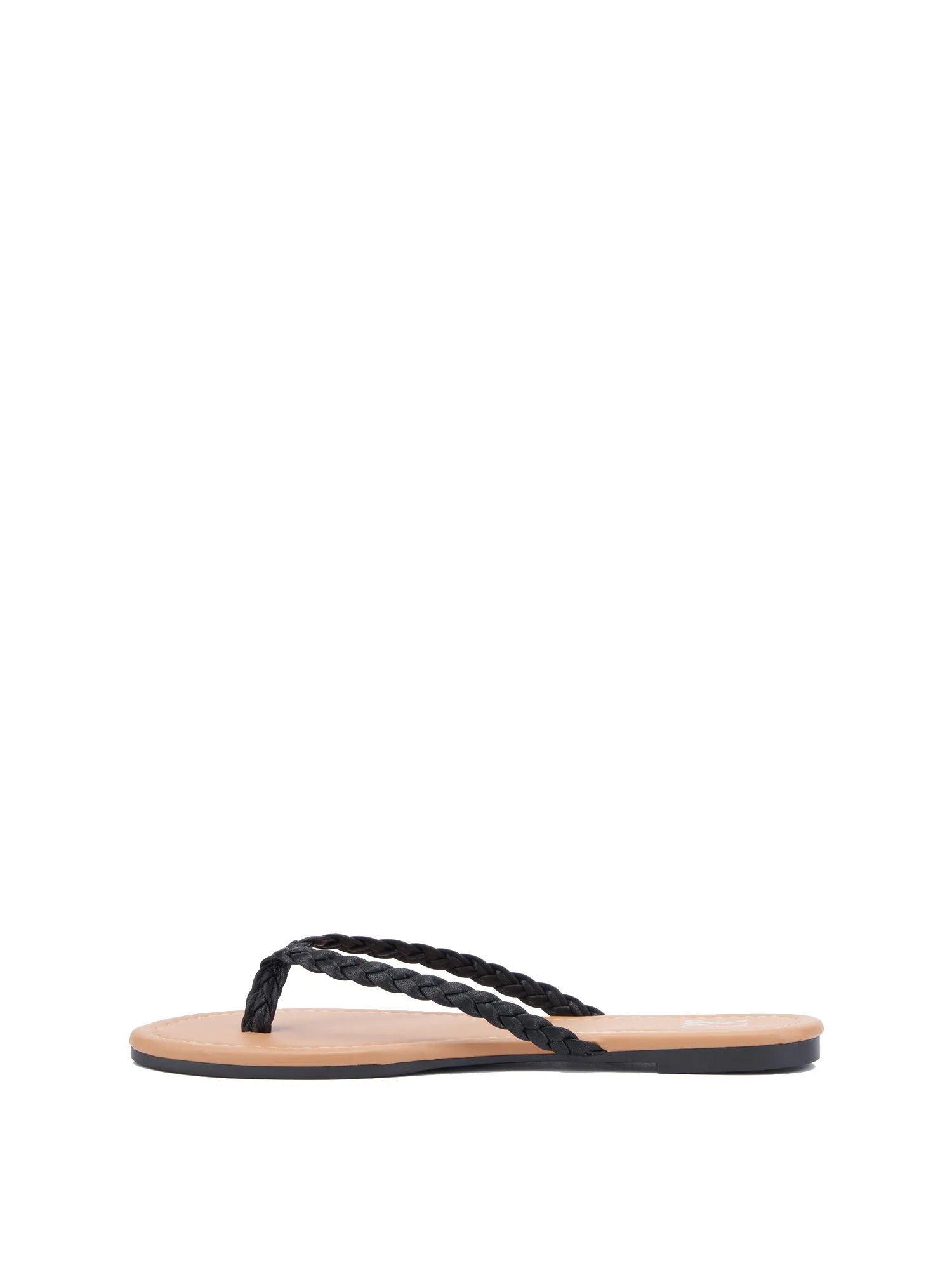 Braided-Strap Flip-Flop Sandal