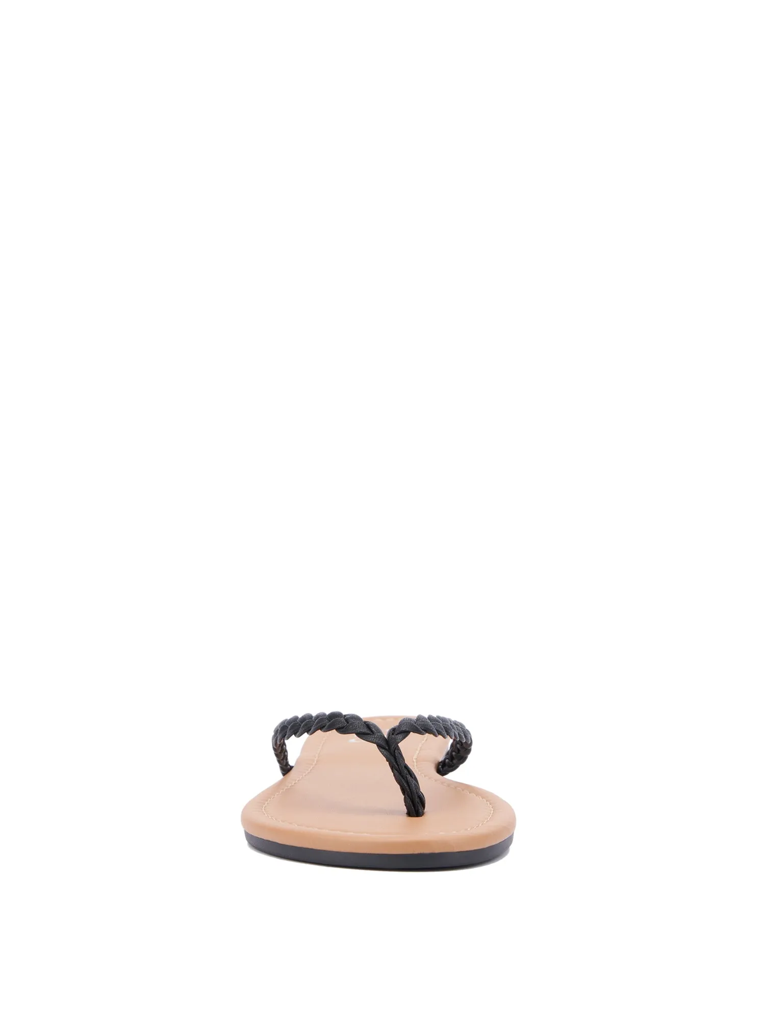 Braided-Strap Flip-Flop Sandal
