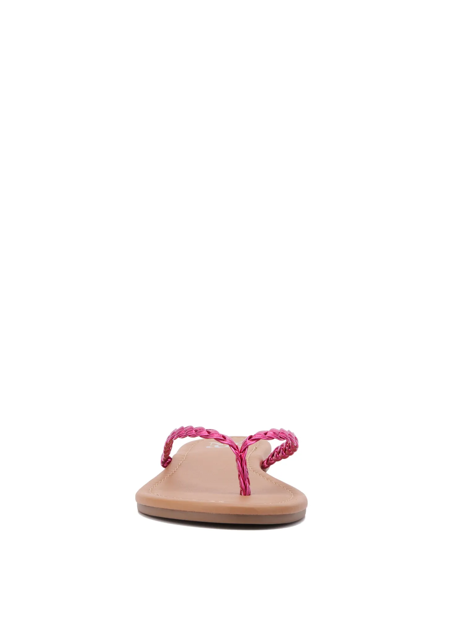 Braided-Strap Flip-Flop Sandal
