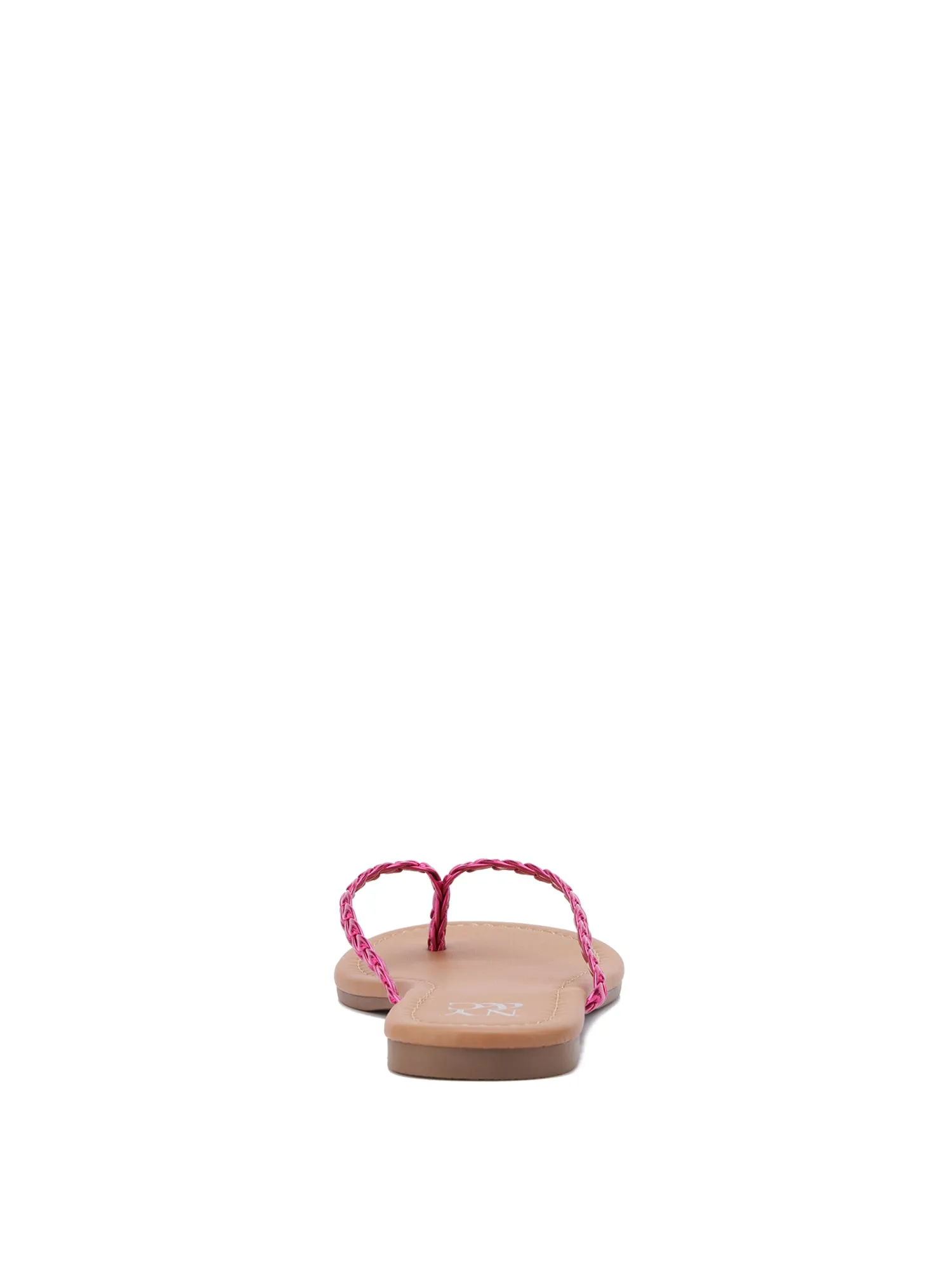 Braided-Strap Flip-Flop Sandal