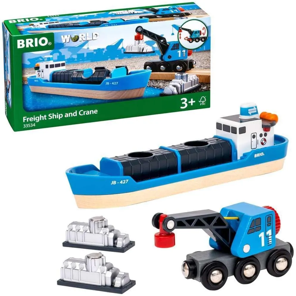 Brio Freight Ship & Crane