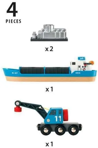 Brio Freight Ship & Crane