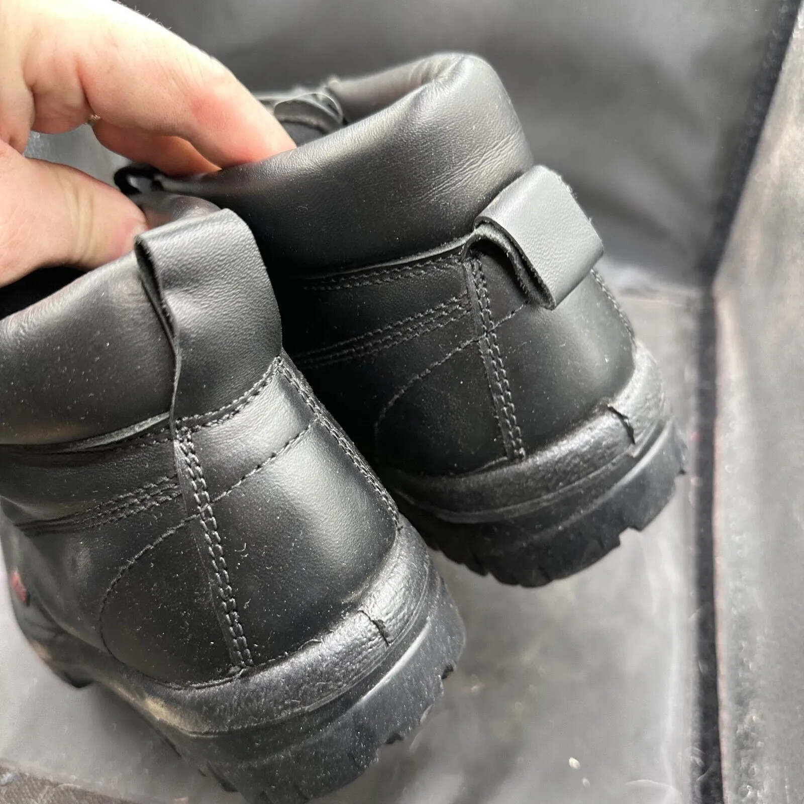 British Army Black Leather Duty Combat Boots - Goliath - Size EU 38 UK 5