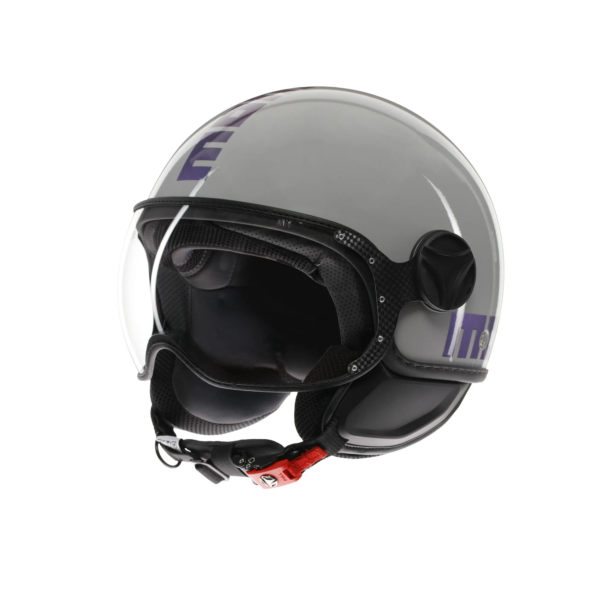 Casco moto jet FGTR CLASSIC Flip E2206 Blu / fucsia