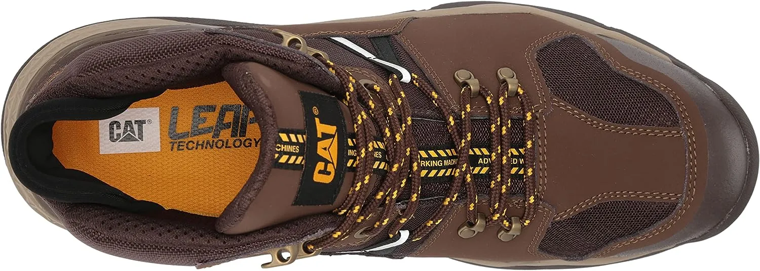 Caterpillar Men's PROVOKE Chocolate MID WP Alloy Toe Work Boot