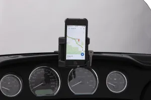 Ciro 50317 Smartphone Holder without Charger with Fairing Mount - Black