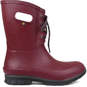 CL72103-9-Burgandy Boots Bogs "Amanda" Lace Up