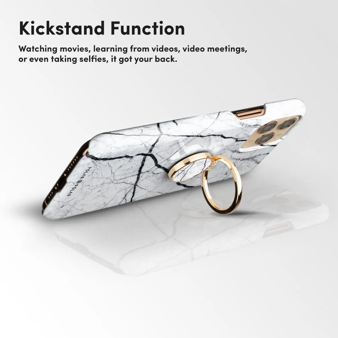 Classic White | Phone Ring Holder  (Non-MagSafe)
