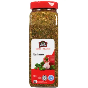 Club House - Italiano One Step Seasoning Signature Blends - 510 g - Canadian Distribution
